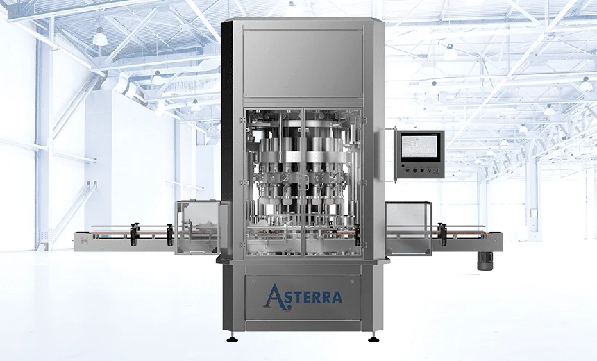 ASTERRA Mechanical Cam Rotary - Piston Liquid Filling Machine