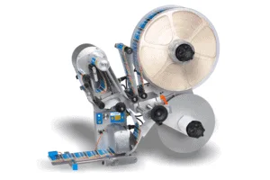 Herma Applicator utilised in the LWA120 Front and Back labelling machine