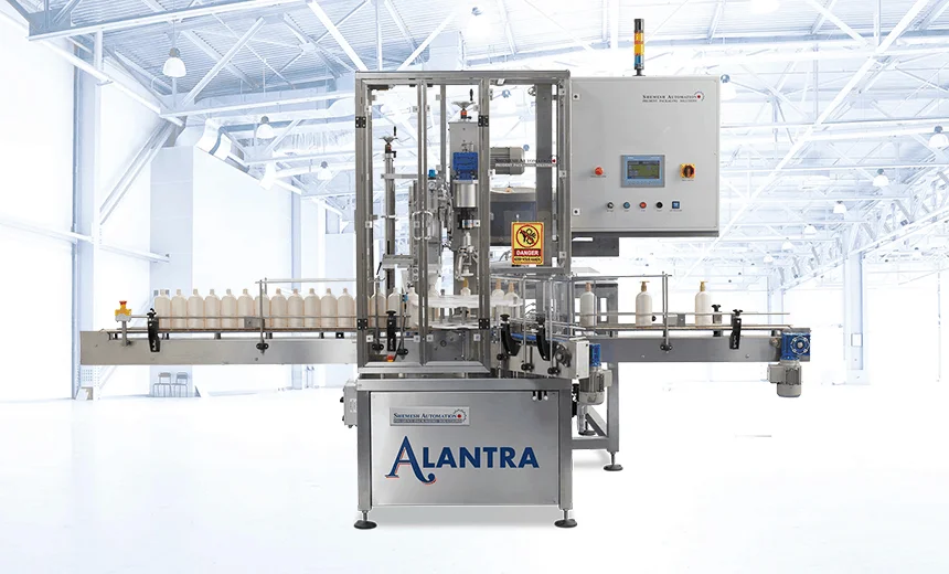 ALANTRA Automatic Air Pump and Trigger Nozzle Capper Machine