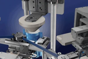 Citadel monoblock packer for wet wipes in flexible packs