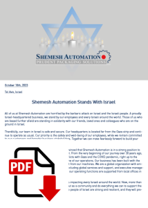 Shemesh stands with Israel
