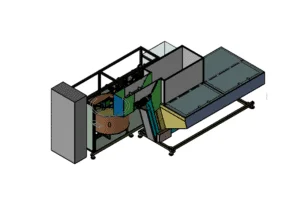 SA CF120 Container Unscrambler 06 Shemesh Automation