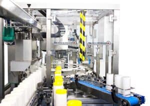 Xpander Monoblock Packer for round wet wipes in canisters by Shemesh Automation