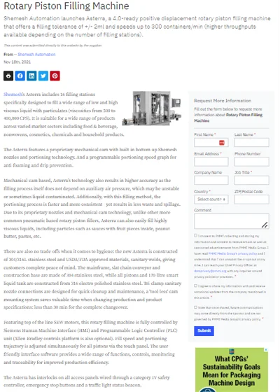 ASTERRA In Packaging World