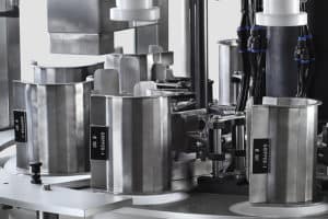 SAS120 Round Wipes Canister Loader - wet wipes packaging - Shemesh Automation