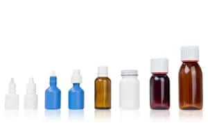 An example of the containers that can be filled and capped by the SAMBAX monoblock