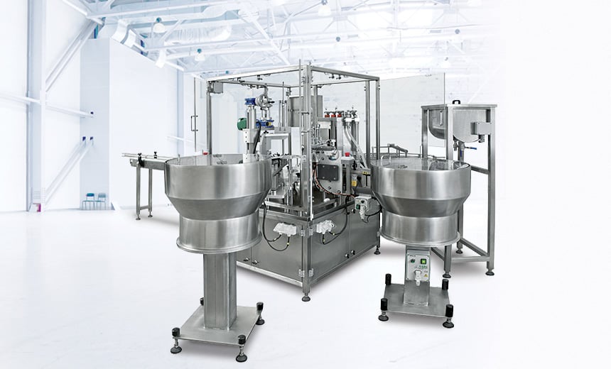 Remplisseuse et Boucheuse de flacons Sambax Shemesh Automation