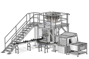 Solifill continuous rotary multihead weigher based filling machine