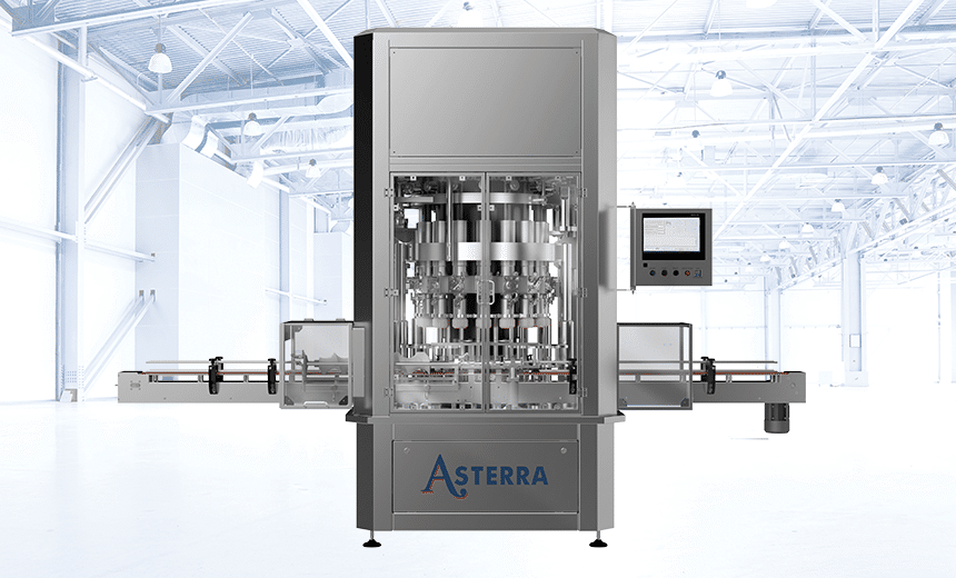 ASTERRA Mechanical Cam Rotary - Piston Liquid Filling Machine