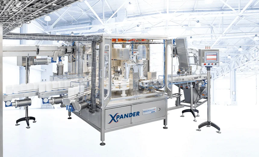 XPANDER+ Complete Canister Wipes Monoblock, including Stuffer, liquids filling, sealing, capping and labelling
